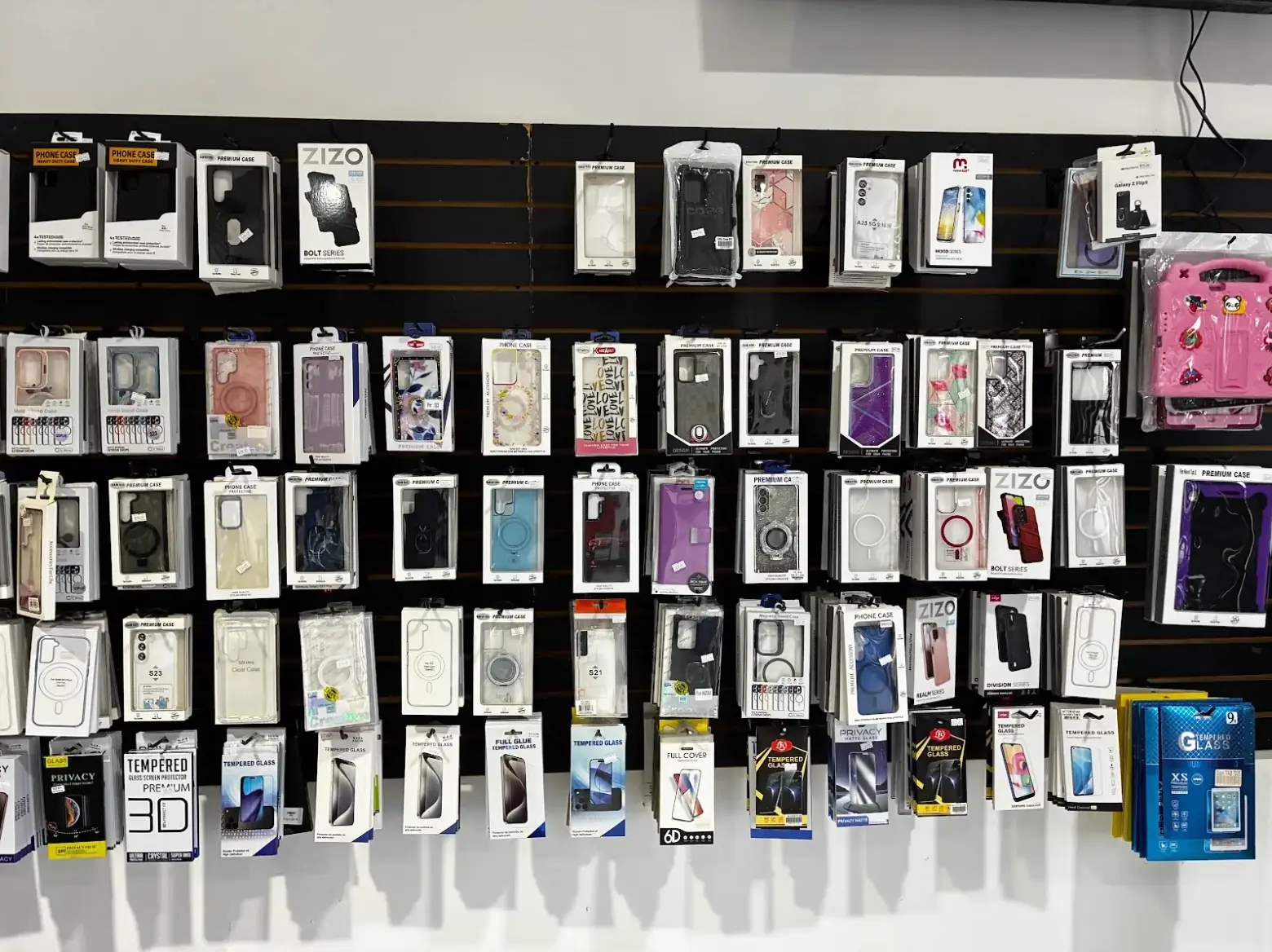 Fundas para Samsung Galaxy en la pared de TIC Wireless