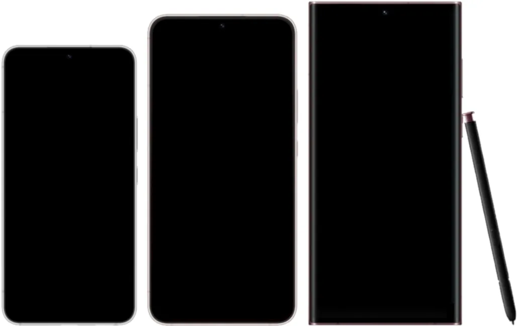 The Galaxy S22 series: S22, S22+ and S22 Ultra