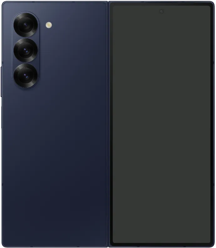 Galaxy Z Fold6, opened, from the back