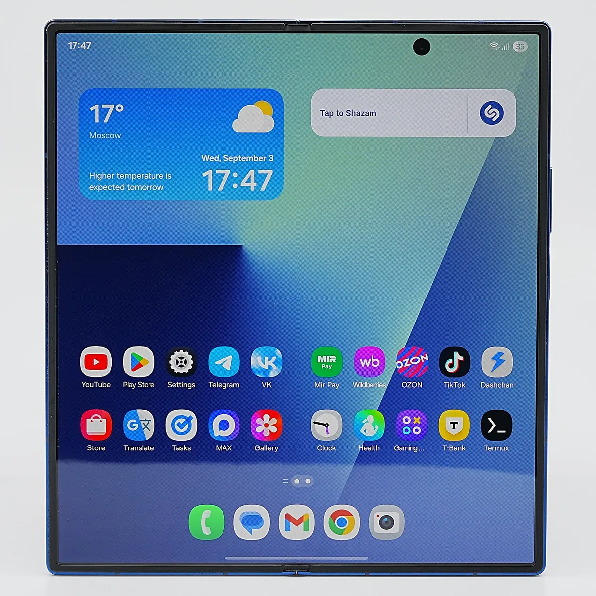 Galaxy Z Fold7 main screen