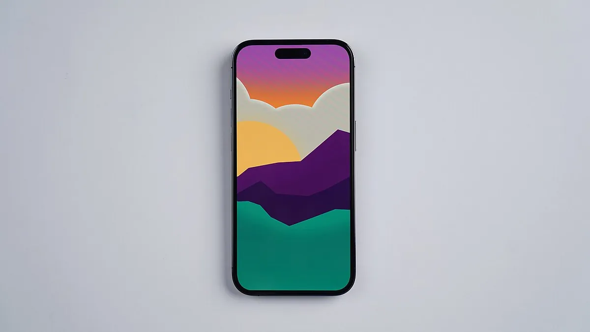 Back of an iPhone 14 Pro Max in Deep Purple