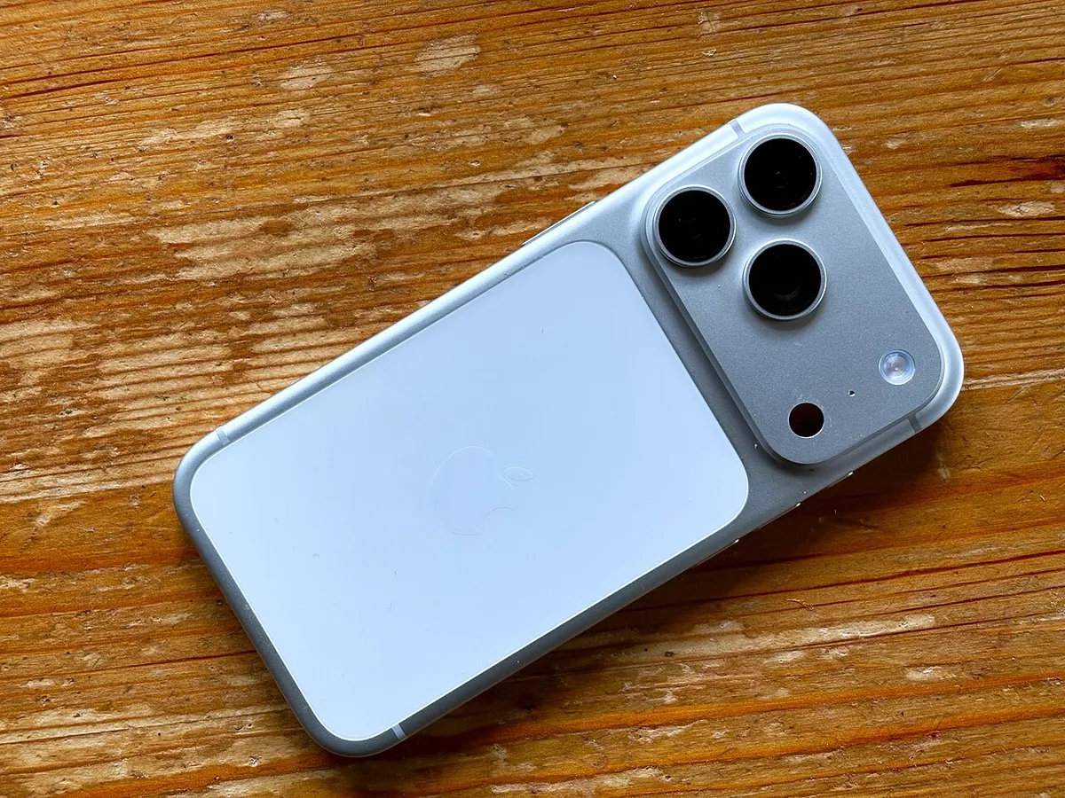 Back of an iPhone 17 Pro